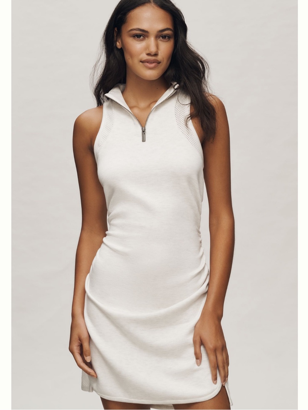 Daily Practice Define Sleeveless Zip-Front Midi Dress